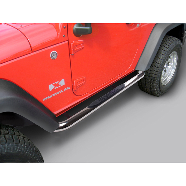 TUBE STEPS 3-inch Chrom Optik - Wrangler JK 07-18 2-Türer