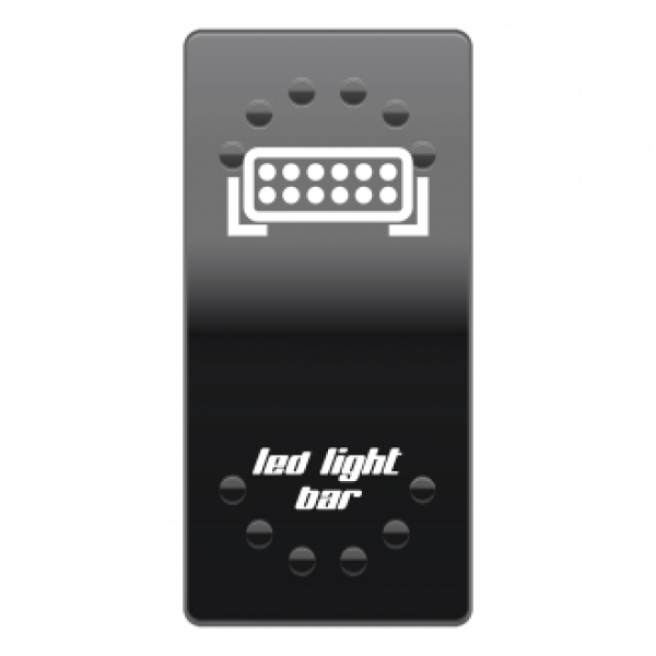 Wippenschalter Cover LED Light Bar horntools Offroad Switch Wipp Schalter Laserbeschriftet für Hintergrundbeleuchtung horntools Rocker Sw