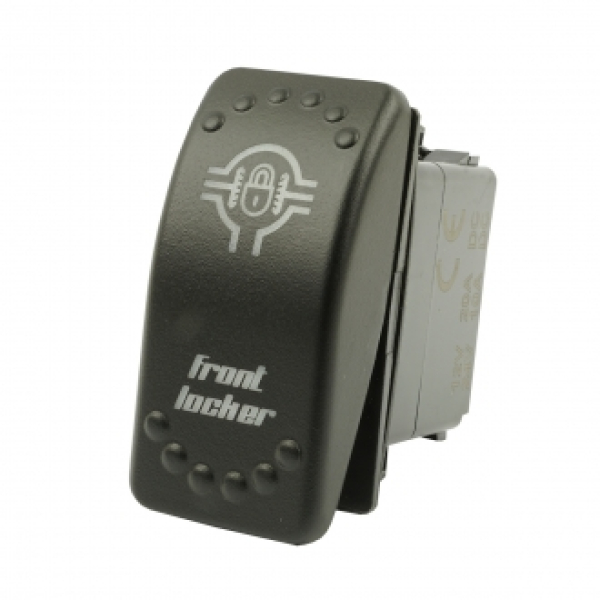 Wippenschalter Front Diff Lock horntools Offroad Switch Wipp Schalter mit LED Beleuchtung horntools Rocker Switch Wipp Schalter