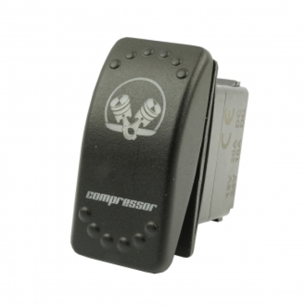 Wippenschalter Compressor horntools Offroad Switch Wipp Schalter mit LED Beleuchtung horntools Rocker Switch Wipp Schalter