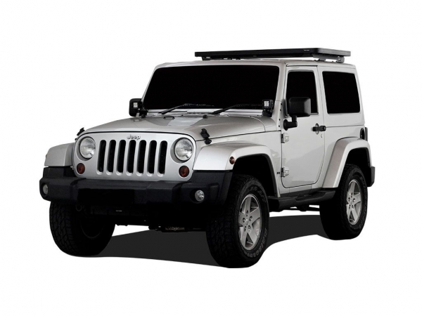 Jeep Wrangler JK 2 Door (2007-Current) Slimline II 1/2 Extreme Roof Rack Kit - von Front Runner