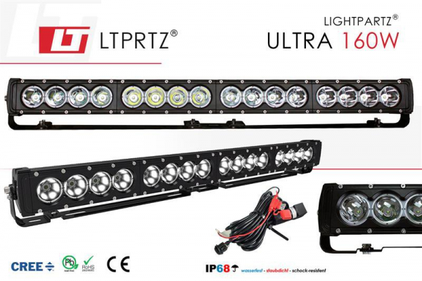 LTPRTZ® LED 160W Lichtbalken 36" 20800LM 9-32V einreihig