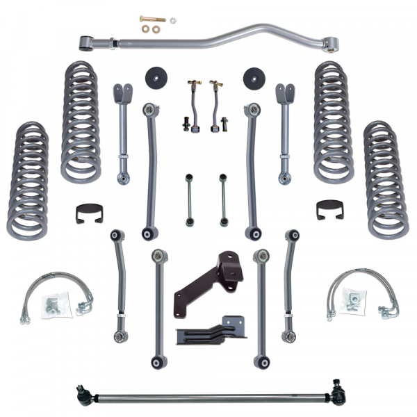 Rubicon Express Fahrwerk Super Flex Short Arm +4,5" = 115mm mit RXT Stoßdämpfer - Wrangler JK 07 - 16