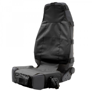 Sitzbezugset vorne inkl. 7 Taschen schwarz - Wrangler TJ 96 - 06