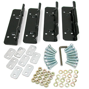 RHINO RACK REGENRINNEN FÜR HARDTOPS UNIVERSELL, SEITLICH, (4 STÜCK)