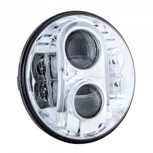 LTPRTZ® 7" LED Frontscheinwerfer 2.0 für Jeep ECE chrom