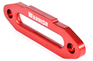 Aluminiumseilfenster Warrior rot mit silberfarbenem Logo