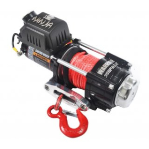 ATV/UTV Quad Elektrische Seilwinde Warrior NINJA 3500LB 1,6 t 12 V Kunststoffseil