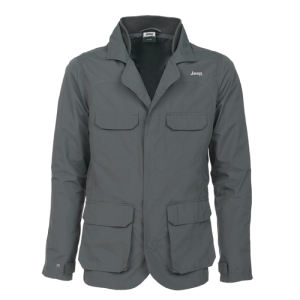 MAN LIGHT 4-POCKET JACKET J5S Gr. M Dark grey
