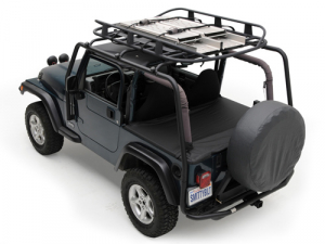 Smittybilt Dachgepäckträger schwarz - Wrangler JK 07 - 18 zwei Türer